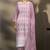 Rust pure cotton schiffli embroidered straight kurta set with cotton pants, inner & najmin chiffon dupatta