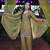 mehendi silk blend embroidered sequin kurta palazzo with dupatta