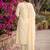White pure cotton embroidered kurta set with dupatta