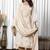White pure cotton jacquard straight kurta set with dupatta