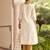 White pure cotton jacquard anarkali kurta with pyjamas & dupatta