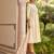 White pure cotton jacquard anarkali kurta with pyjamas & dupatta