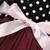 Black polka dot glitter knit fit & flare girls dress