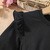 Black & brown floral print cotton blend fit & flare girls dress