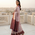 Pach wine soft silk blend banarasi jacuard work designer party wear saree with unstitched blouse piece