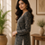 BLACK  REYON WITH DIGITAL PRINTED STYLISH WEAR KURTI 