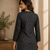 BLACK  REYON WITH DIGITAL PRINTED STYLISH WEAR KURTI 