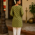 LIGHT GREEN  REYON WITH DIGITAL PRINTED STYLISH WEAR KURTI 