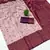 Peach wine soft silk blend banarasi jacuard work designer party wear saree with unstitched blouse piece