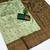 Pista green soft silk blend banarasi jacuard work designer party wear saree with unstitched blouse piece