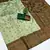 Pista green silk blend banarasi saree with unstitched blouse piece