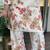 Cream cotton printed kurta with pant