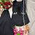 Black silk crepe heavy thread embroidery work kurta palazzo set