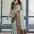 Pista green soft silk blend banarasi jacuard work designer party wear saree with unstitched blouse piece