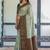 Pista green soft silk blend banarasi jacuard work designer party wear saree with unstitched blouse piece