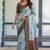 Sea green soft silk blend banarasi jacuard work designer party wear saree with unstitched blouse piece