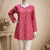PINK RAYON DIGITAL PRINTED KURTI 