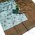 Sea green soft silk blend banarasi jacuard work designer party wear saree with unstitched blouse piece
