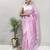 Babypink soft cotton spun designer party wear saree with unstitched blousea piece