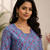 SKY BLUE  REYON WITH DIGITAL PRINTED STYLISH WEAR KURTI 