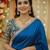 Morpich soft  japan satin saree embroidery work designer party wear saree with embroidery unstitched blouse piece