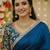 Morpich soft  japan satin saree embroidery work designer party wear saree with embroidery unstitched blouse piece