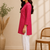 PINK  REYON WITH DIGITAL PRINTED STYLISH WEAR KURTI 