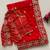 Heavy faux georgette saree with 5mm sequence work & stitched embroidered blouse