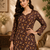 MAROON  REYON WITH DIGITAL PRINTED STYLISH WEAR KURTI 