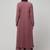 Women abaya burqa dress double color sided pocket