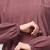 Women abaya burqa dress double color sided pocket