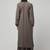 2 Piece Women Abaya Burqa Dress  Sided Pocket