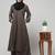 2 Piece Women Abaya Burqa Dress  Sided Pocket