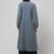 2 Piece for Women Abaya Burqa Dress Double Color Sided Pocket