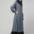 2 Piece for Women Abaya Burqa Dress Double Color Sided Pocket