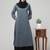 2 Piece for Women Abaya Burqa Dress Double Color Sided Pocket