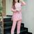 Elegant pink simmar silk kurta palazzo set with mirror & sequence embroidery work