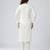 White embroidered rayon kurta set
