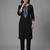 Black embroidery rayon kurta set