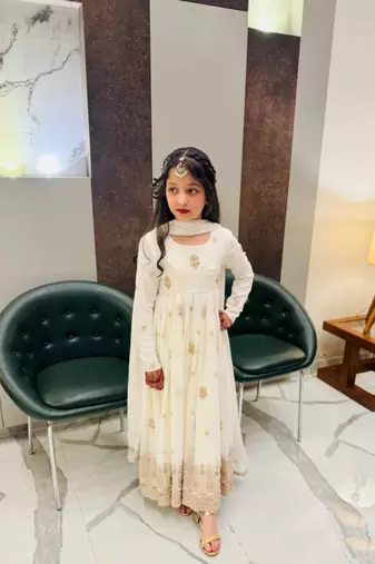New kids wedding wear heavy embroidery sequence work kurta set