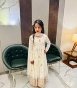 New kids wedding wear heavy embroidery sequence work kurta set