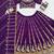 violet vichitra silk thread sequin lehenga choli set