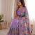  viscose crunchy silk blend saree with floral embroidery fancy lace border & swarovski diamond work