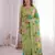  viscose crunchy silk blend saree with floral embroidery fancy lace border & swarovski diamond work