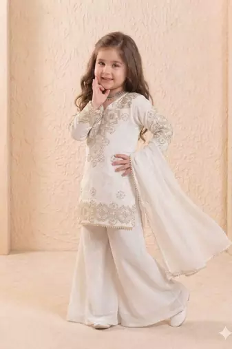  kids latest tredny kurta set