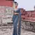 Royal Blue Color  khatali handwork and real mirror work  Georgette Saree