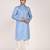 Men's self embossed designer cotton kurta
