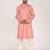 Men's self embossed designer cotton kurta