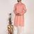 Men's self embossed designer cotton kurta