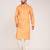 Men's self embossed designer cotton kurta